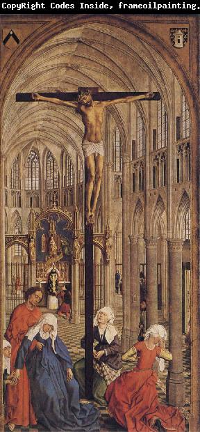 Roger Van Der Weyden Crucifixion in a Church
